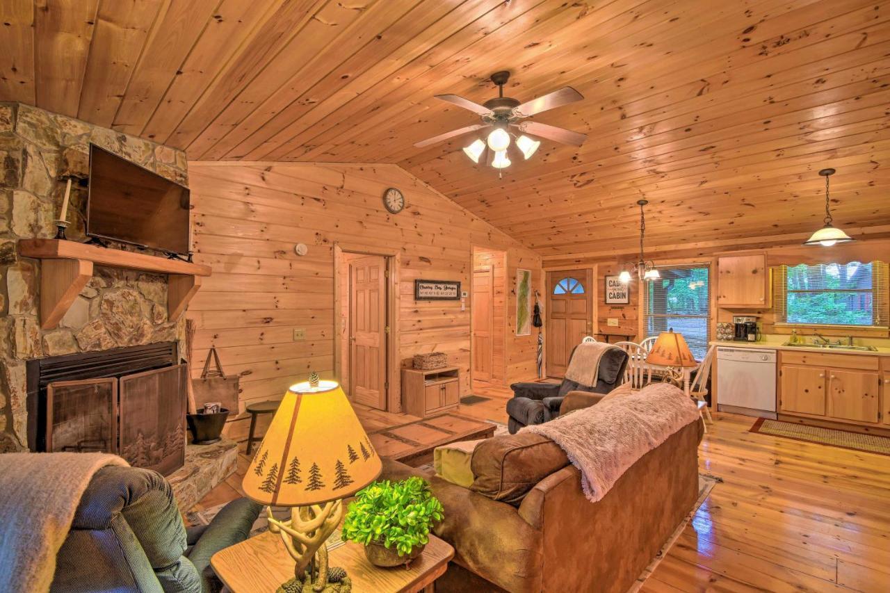 Pinot And Pine Chic Log Cabin About 5 Mi To Blue Ridge Exteriör bild