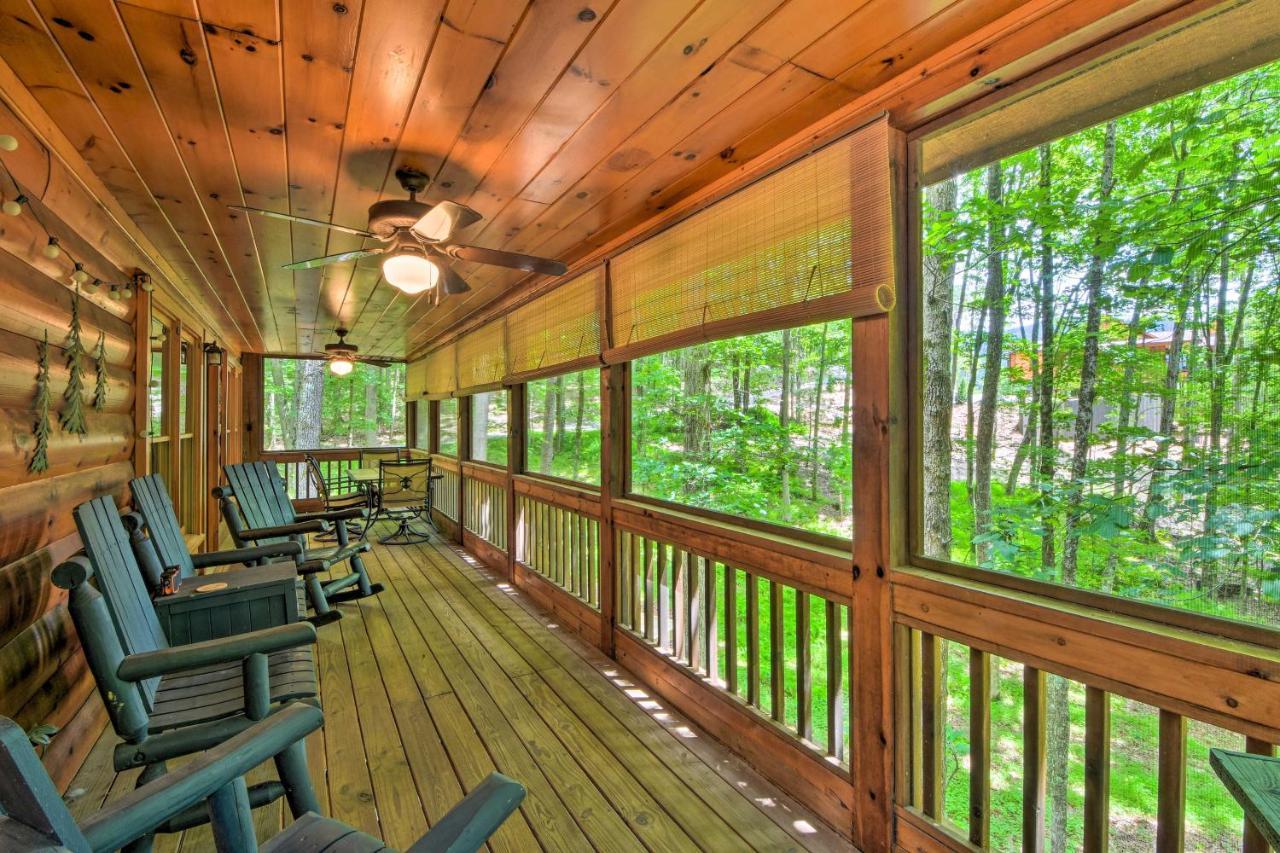 Pinot And Pine Chic Log Cabin About 5 Mi To Blue Ridge Exteriör bild