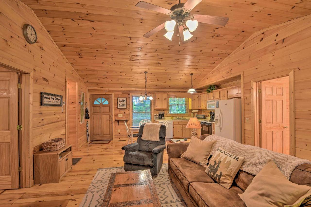 Pinot And Pine Chic Log Cabin About 5 Mi To Blue Ridge Exteriör bild