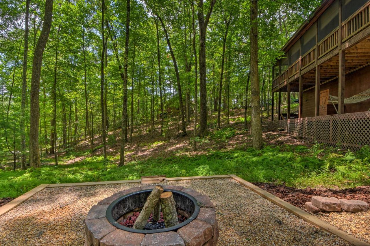 Pinot And Pine Chic Log Cabin About 5 Mi To Blue Ridge Exteriör bild