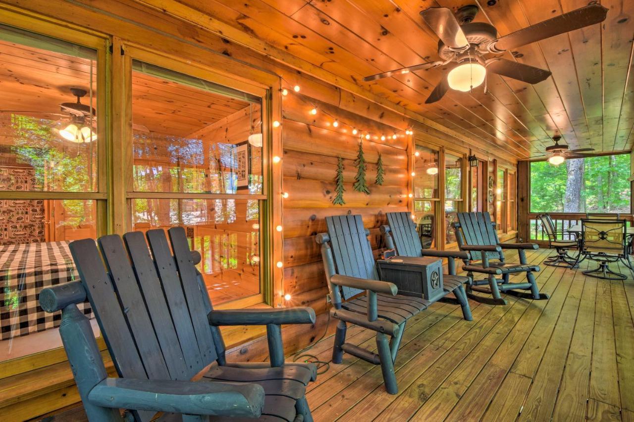 Pinot And Pine Chic Log Cabin About 5 Mi To Blue Ridge Exteriör bild