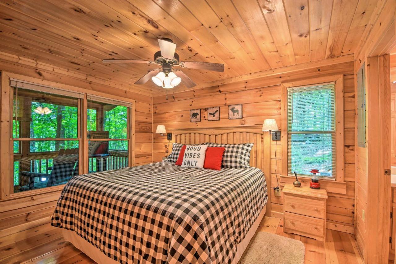 Pinot And Pine Chic Log Cabin About 5 Mi To Blue Ridge Exteriör bild