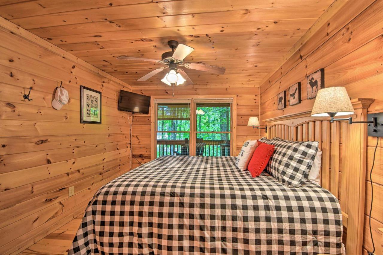 Pinot And Pine Chic Log Cabin About 5 Mi To Blue Ridge Exteriör bild