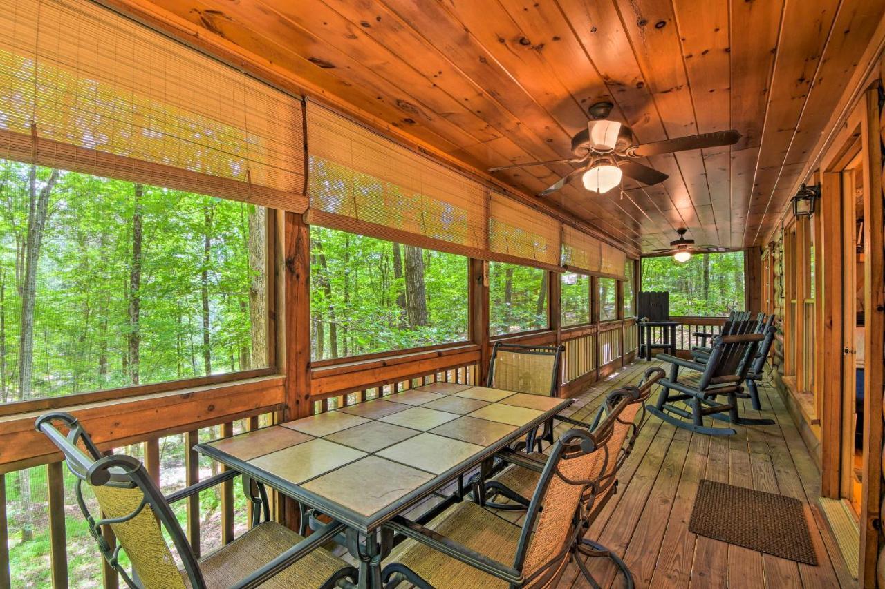 Pinot And Pine Chic Log Cabin About 5 Mi To Blue Ridge Exteriör bild